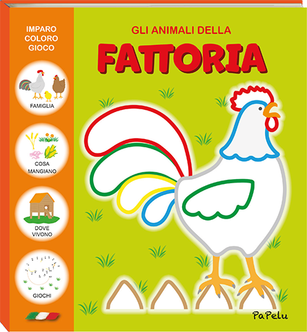 Imparo Coloro Gioco gli Animali della Fattoria - PaPelu